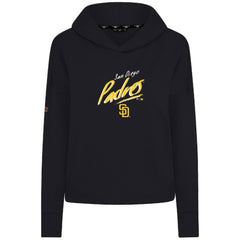San Diego Padres Levelwear Women's Sweet Sizzle Tri-Blend Hoodie - Black