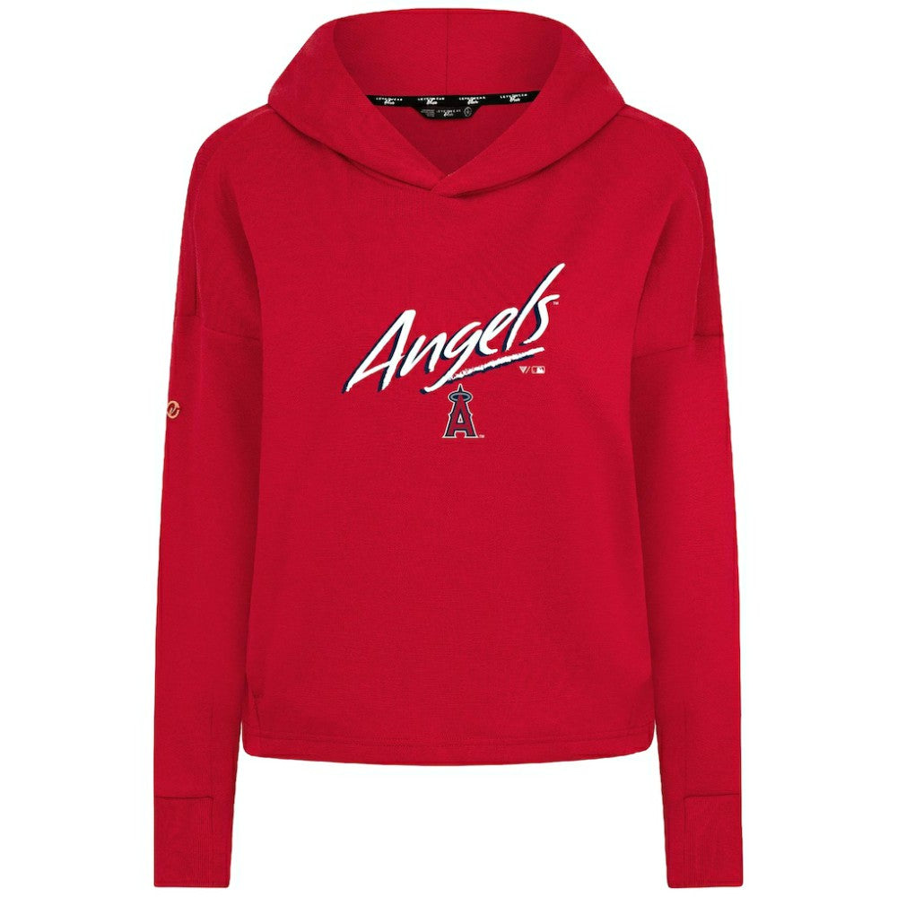 Los Angeles Angels Levelwear Women's Sweet Sizzle Tri-Blend Hoodie - Red