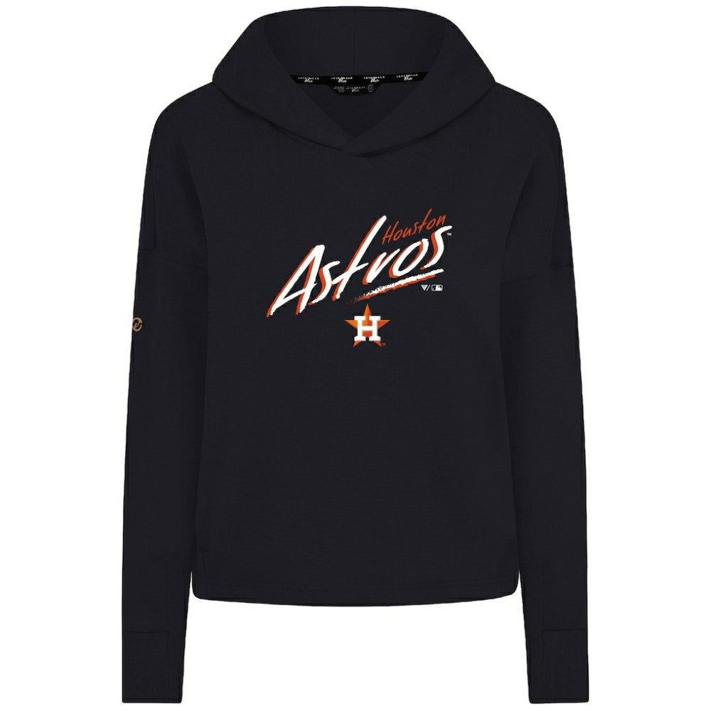 Houston Astros Levelwear Women's Sweet Sizzle Tri-Blend Hoodie - Black