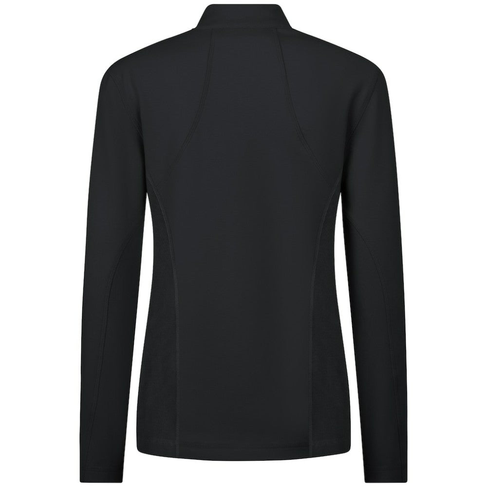 St. Louis Cardinals Levelwear Women's Upright Insignia 2.0 Quarter-Zip Tri-Blend Top - Black