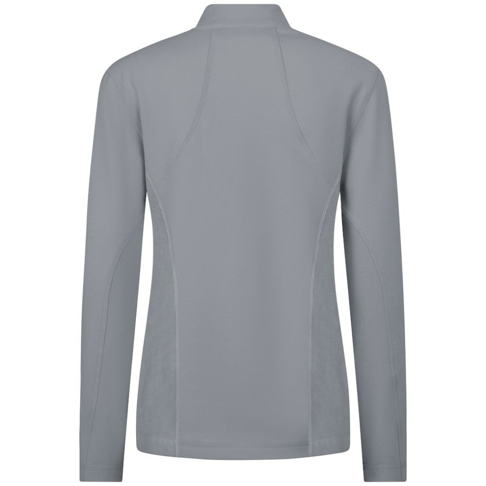 San Diego Padres Levelwear Women's Upright Insignia 2.0 Quarter-Zip Tri-Blend Top - Gray
