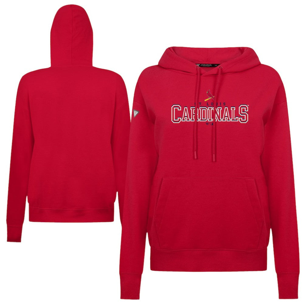 St. Louis Cardinals Levelwear Women's Adorn Journey Hoodie - Red
