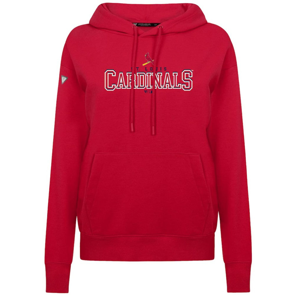 St. Louis Cardinals Levelwear Women's Adorn Journey Hoodie - Red