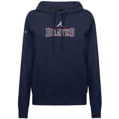 Atlanta Braves Levelwear Women's Adorn Journey Hoodie - Navy