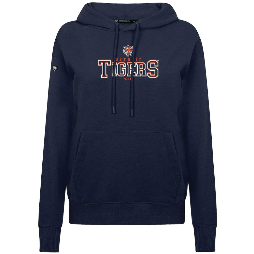 Detroit Tigers Levelwear Women's Adorn Journey Hoodie - Navy