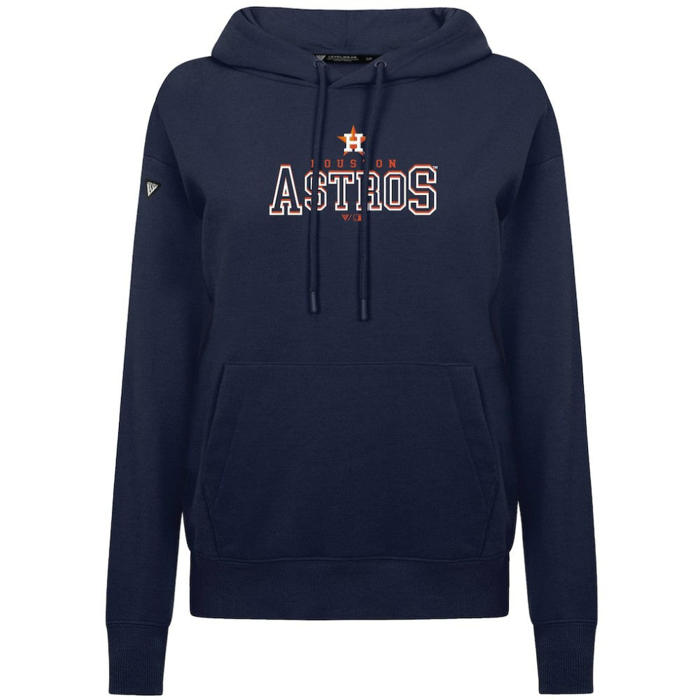 Houston Astros Levelwear Women's Adorn Journey Hoodie - Navy