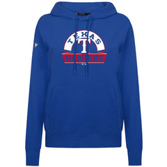 Texas Rangers Levelwear Women's Adorn Banner Arch Hoodie - Royal