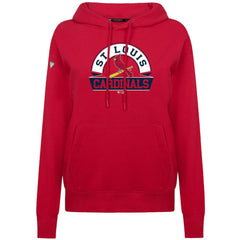 St. Louis Cardinals Levelwear Women's Adorn Banner Arch Hoodie - Red