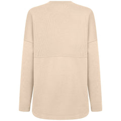 Miami Marlins Levelwear Women's Oversized Beaudry Sizzle Top - Khaki