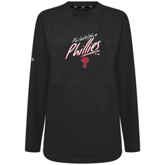 Philadelphia Phillies Levelwear Women's Oversized Beaudry Sizzle Top - Black