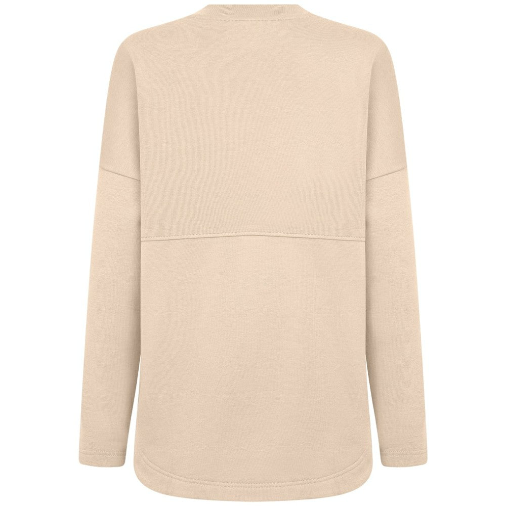Philadelphia Phillies Levelwear Women's Oversized Beaudry Sizzle Top - Khaki