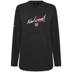 Washington Nationals Levelwear Women's Oversized Beaudry Sizzle Top - Black
