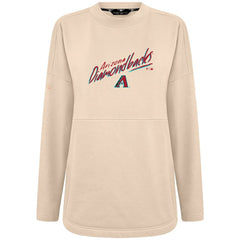 Arizona Diamondbacks Levelwear Women's Oversized Beaudry Sizzle Top - Khaki