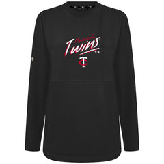 Minnesota Twins Levelwear Women's Oversized Beaudry Sizzle Top - Black