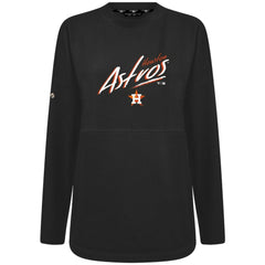 Houston Astros Levelwear Women's Oversized Beaudry Sizzle Top - Black