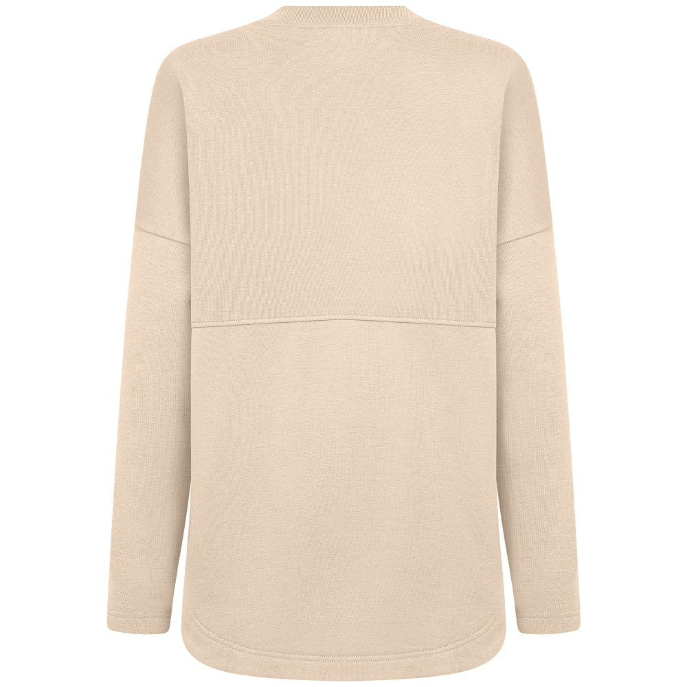 Los Angeles Angels Levelwear Women's Oversized Beaudry Sizzle Top - Khaki