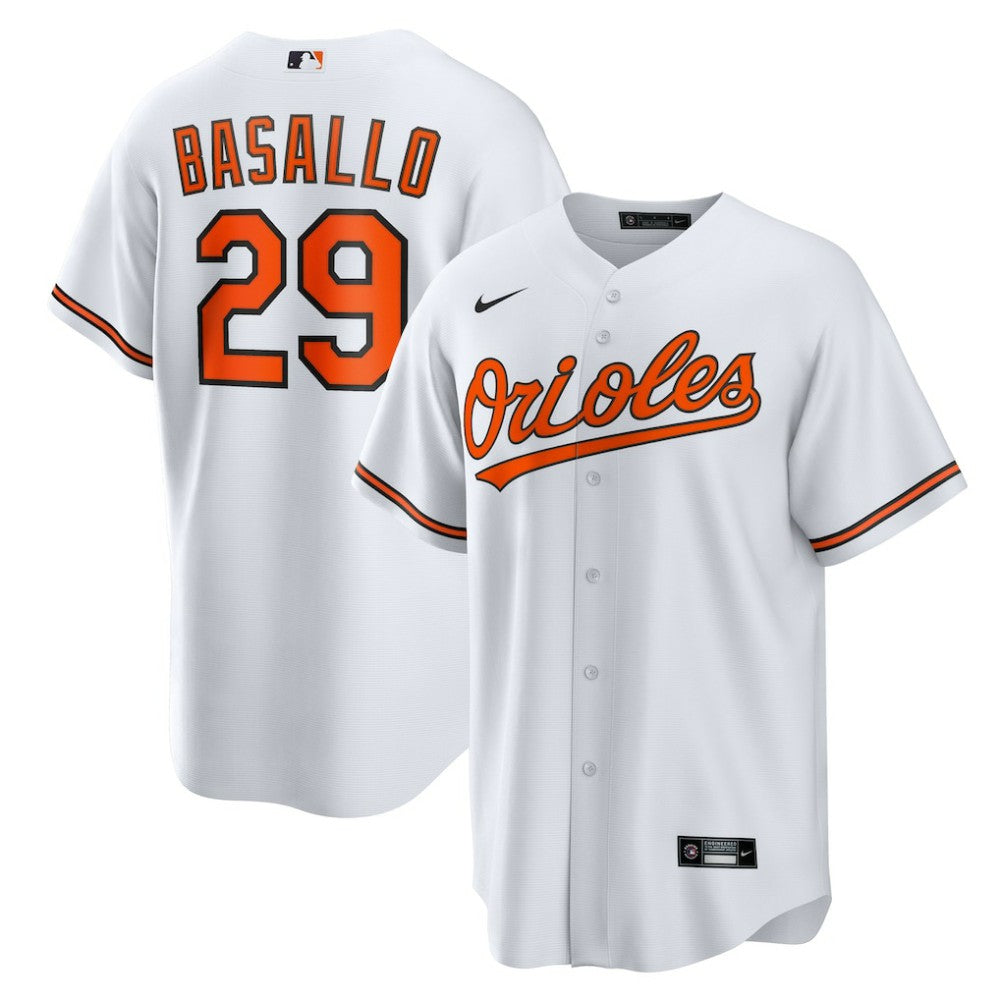 Samuel Basallo Baltimore Orioles  Youth Home Replica Jersey - White | Nike