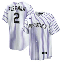 Tyler Freeman Colorado Rockies  Youth Home Replica Jersey - White | Nike