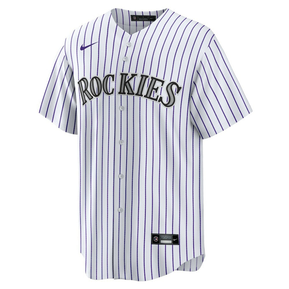 Tyler Freeman Colorado Rockies  Youth Home Replica Jersey - White | Nike