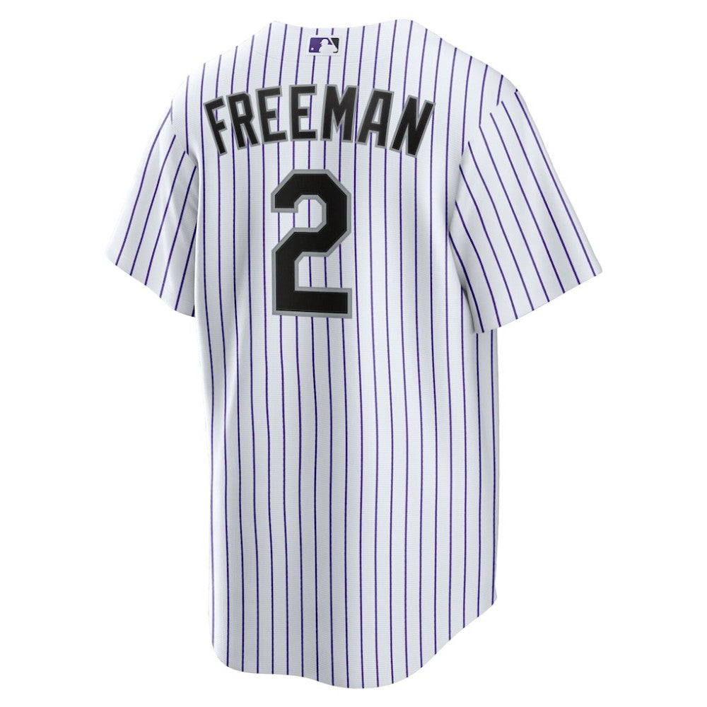 Tyler Freeman Colorado Rockies  Youth Home Replica Jersey - White | Nike