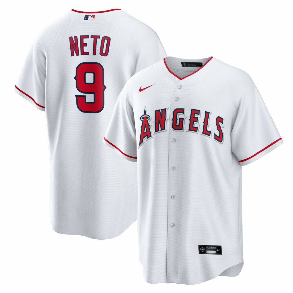 Zach Neto Los Angeles Angels  Youth Home Replica Jersey - White | Nike