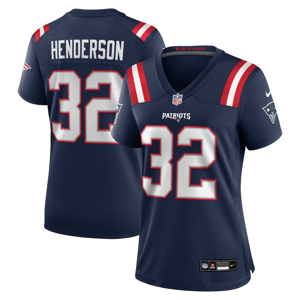 TreVeyon Henderson New England Patriots Women's Game Jersey - Navy | Nike sale