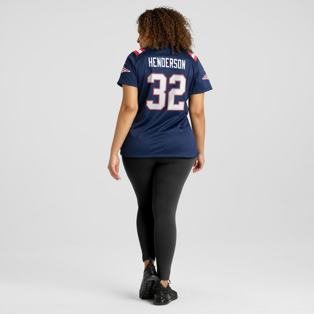 TreVeyon Henderson New England Patriots Women's Game Jersey - Navy | Nike sale