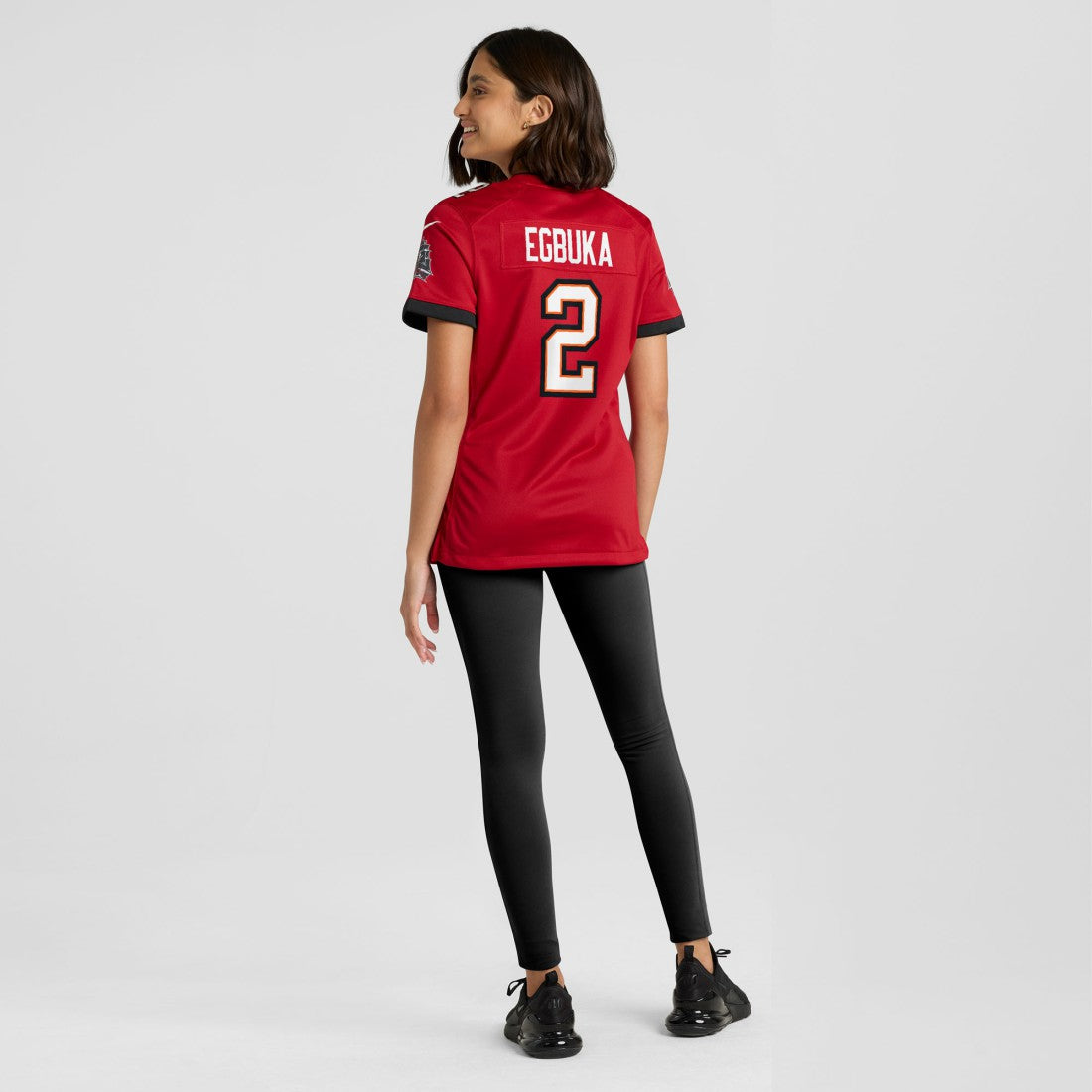 Emeka Egbuka Tampa Bay Buccaneers Women's Team Game Jersey - Red | Nike for sale