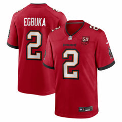 Emeka Egbuka Tampa Bay Buccaneers Team 50th Season Game Jersey - Red | Nike outlet