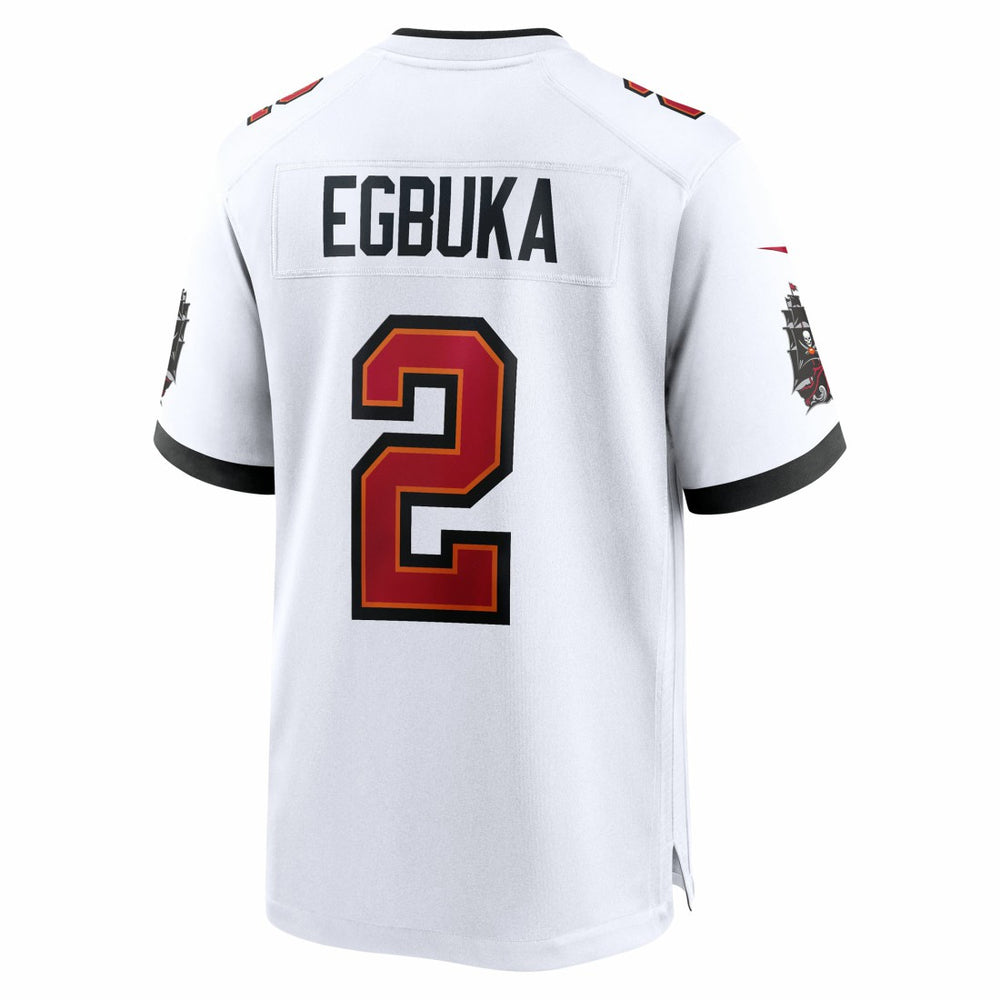 Emeka Egbuka Tampa Bay Buccaneers 50th Season Game Jersey - White | Nike on sale