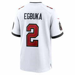 Emeka Egbuka Tampa Bay Buccaneers 50th Season Game Jersey - White | Nike on sale
