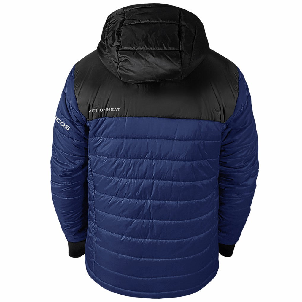 Denver Broncos ActionHeat 5V Battery Heated Colorblock Full-Zip Puffer Jacket - Black/Navy on sale