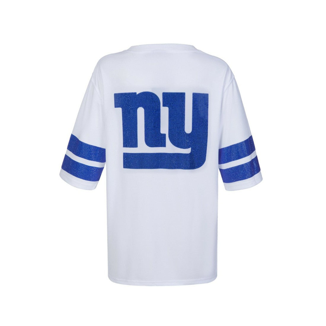 New York Giants Cuce Women's Rhinestone V-Neck Tunic - White outlet