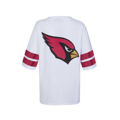 Arizona Cardinals Cuce Women's Rhinestone V-Neck Tunic - White outlet