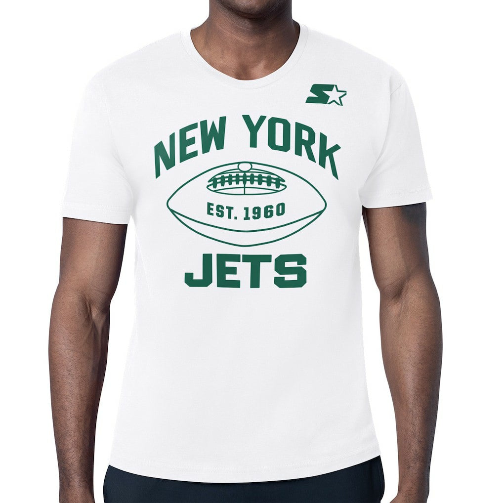 New York Jets Starter Green and White Forever T-Shirt - White cheap
