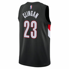 Donovan Clingan Portland Trail Blazers Unisex Swingman Jersey - Icon Edition - Black | Nike online