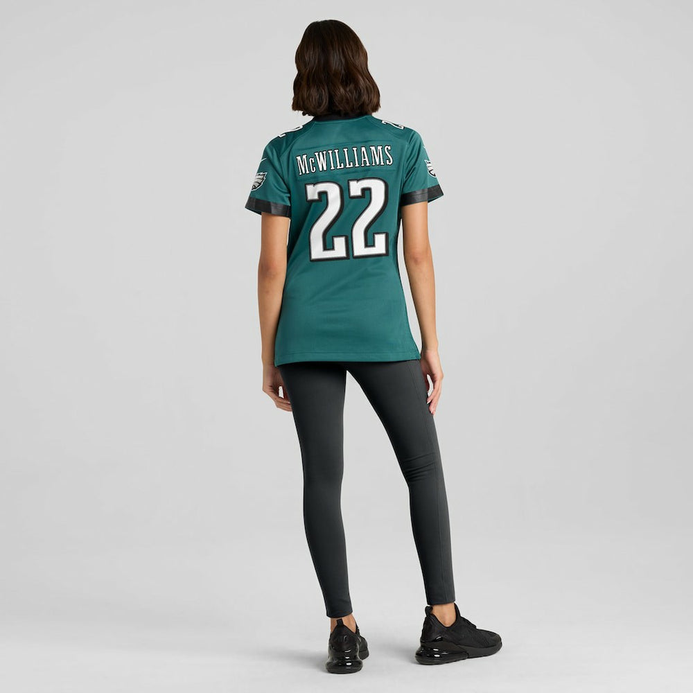 Mac McWilliams Philadelphia Eagles Women's Team Game Jersey - Midnight Green | Nike on sale