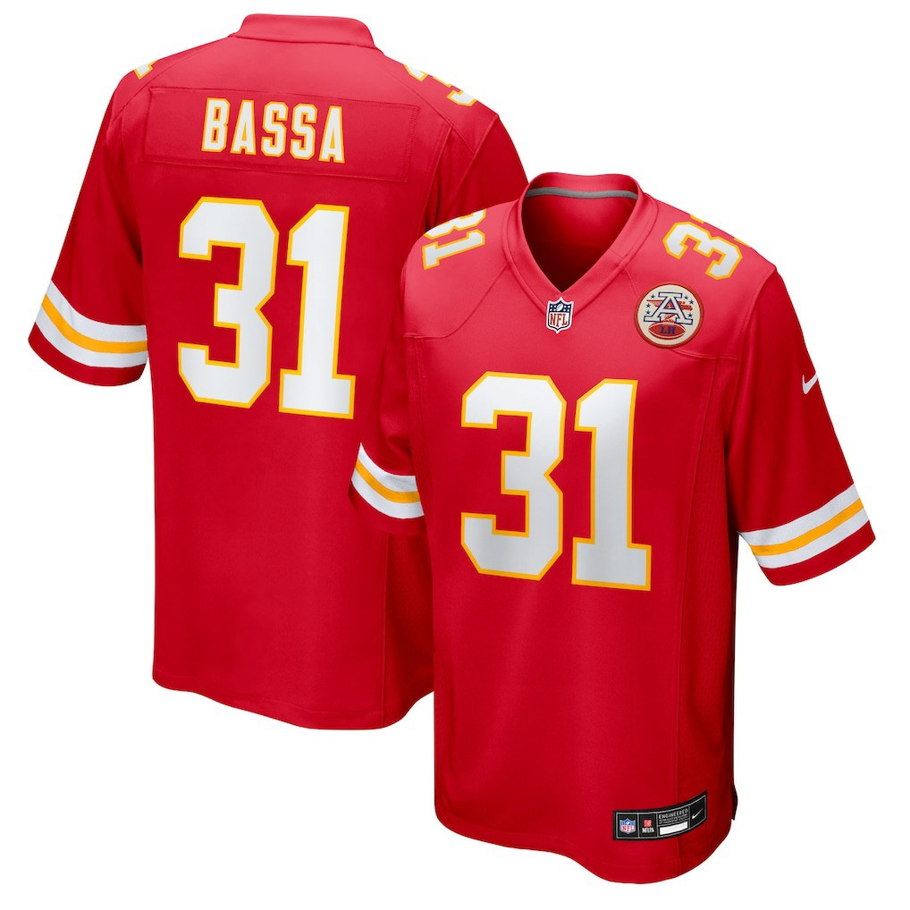 Jeffrey Bassa Kansas City Chiefs Team Game Jersey - Red | Nike discount