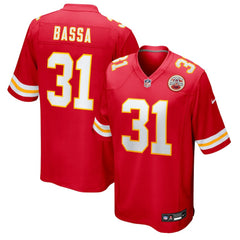 Jeffrey Bassa Kansas City Chiefs Team Game Jersey - Red | Nike discount