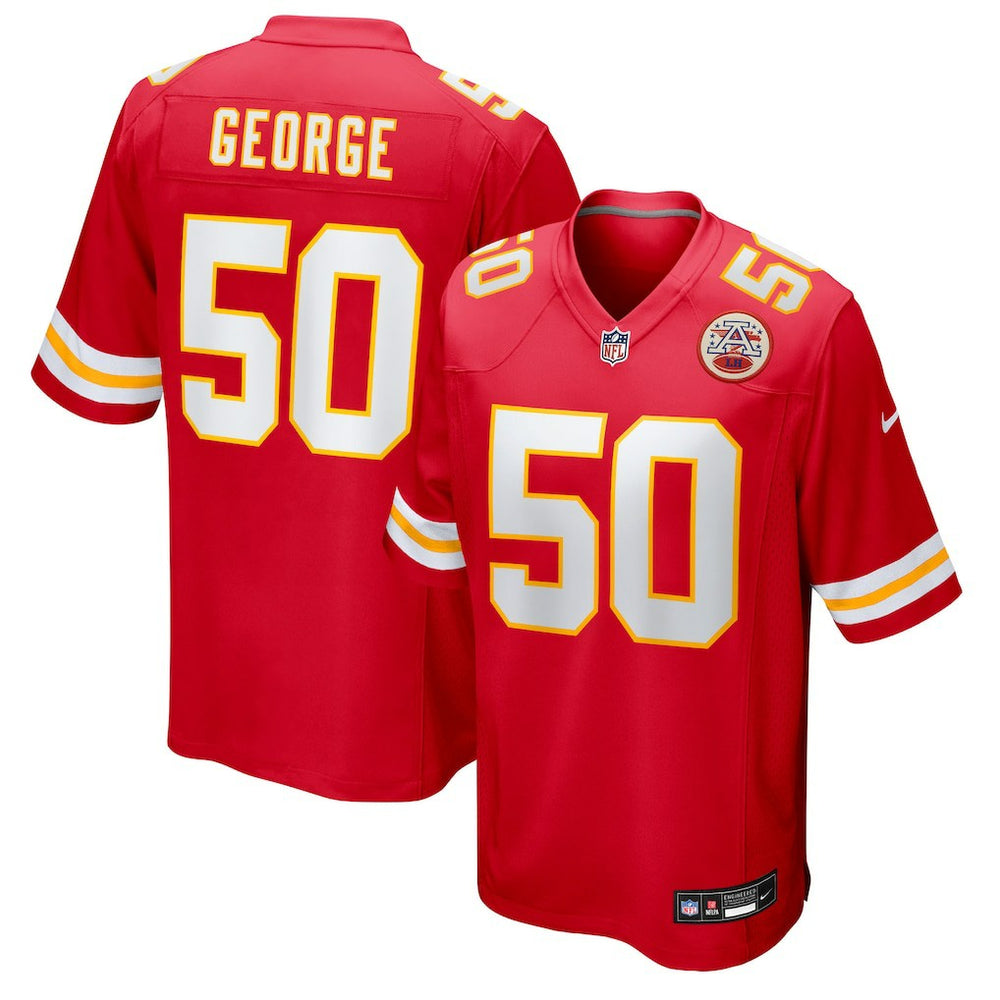 Brandon George Kansas City Chiefs Team Game Jersey - Red | Nike cheap
