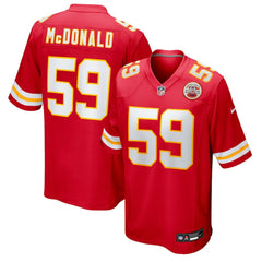Cooper McDonald Kansas City Chiefs Team Game Jersey - Red | Nike online