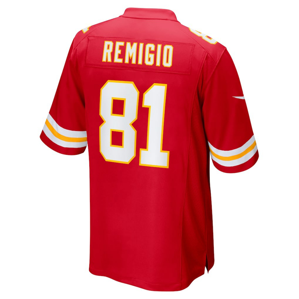 Nikko Remigio Kansas City Chiefs Team Game Jersey - Red | Nike online