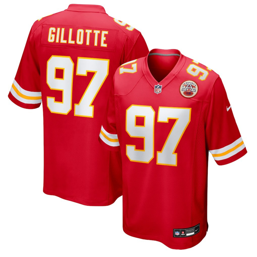 Ashton Gillotte Kansas City Chiefs Team Game Jersey - Red | Nike for sale