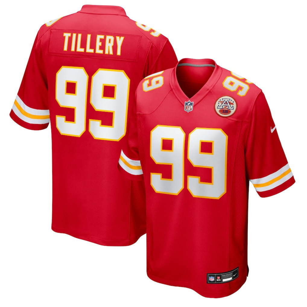 Jerry Tillery Kansas City Chiefs Team Game Jersey - Red | Nike discount