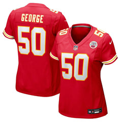 Brandon George Kansas City Chiefs Women's Team Game Jersey - Red | Nike outlet