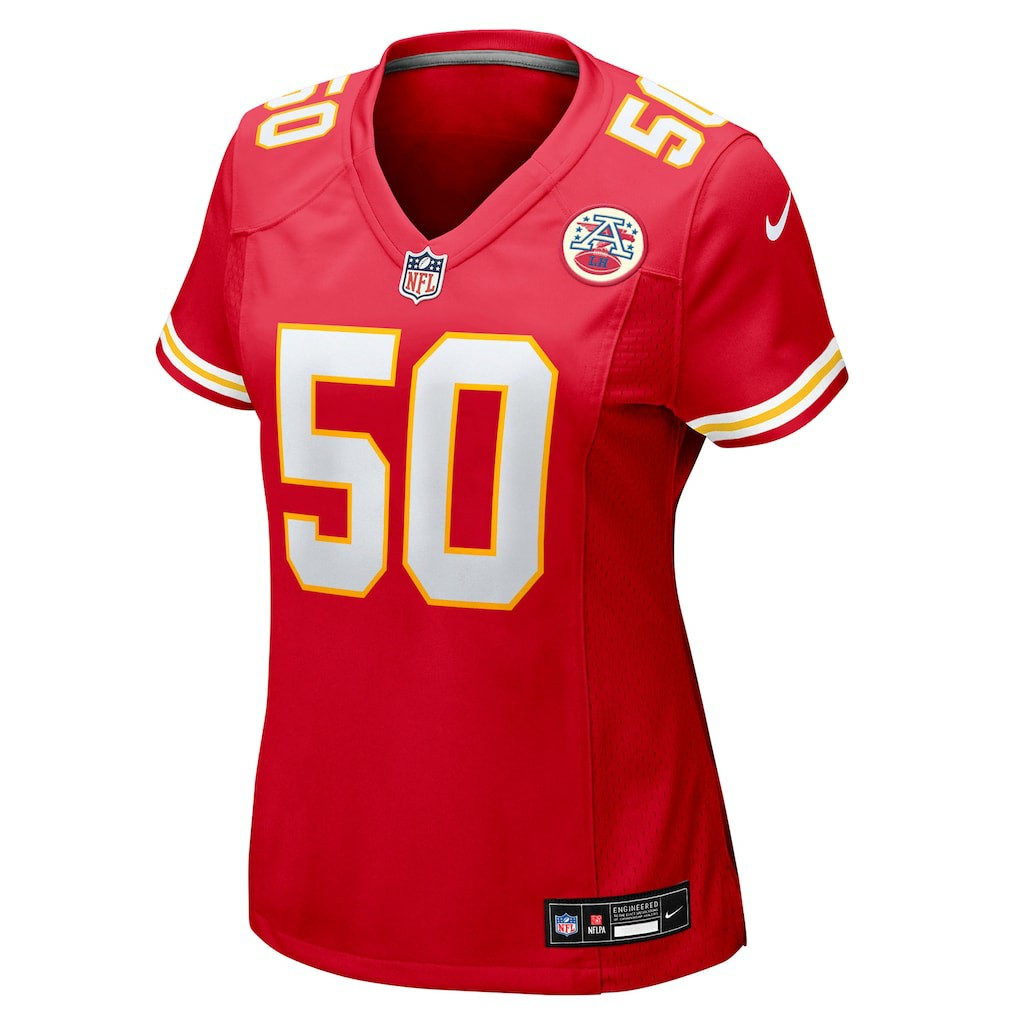 Brandon George Kansas City Chiefs Women's Team Game Jersey - Red | Nike outlet