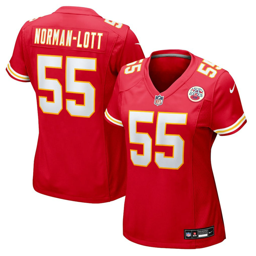 Omarr Norman-Lott Kansas City Chiefs Women's Team Game Jersey - Red | Nike online