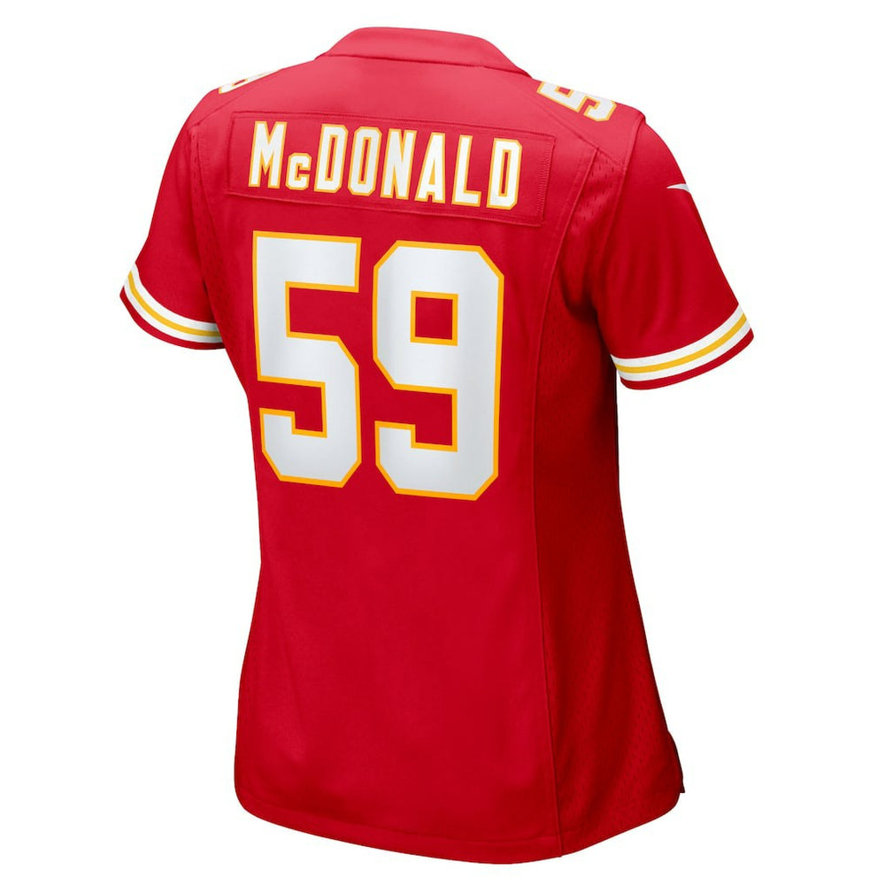 Cooper McDonald Kansas City Chiefs Women's Team Game Jersey - Red | Nike outlet