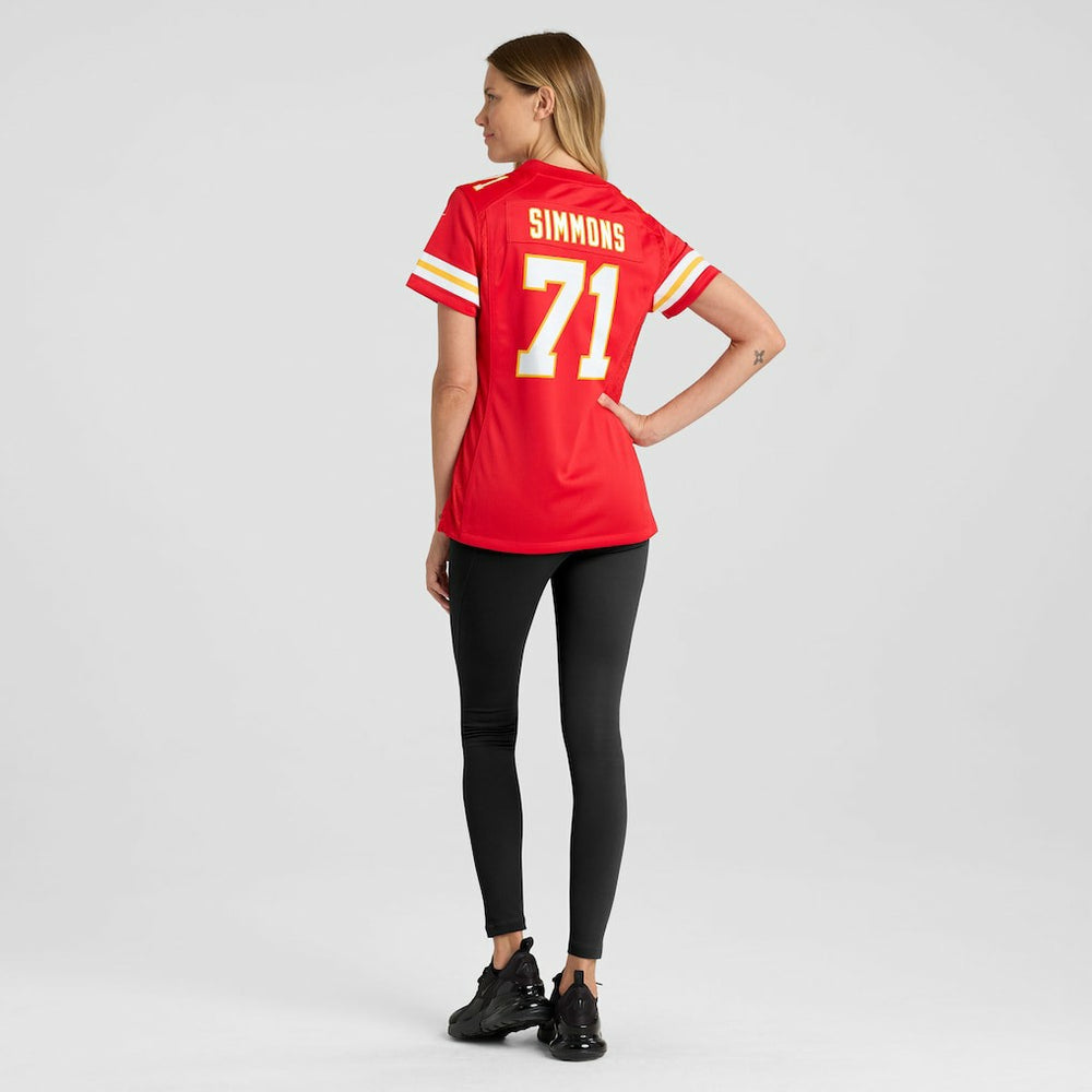 Josh Simmons Kansas City Chiefs Women's Team Game Jersey - Red | Nike online
