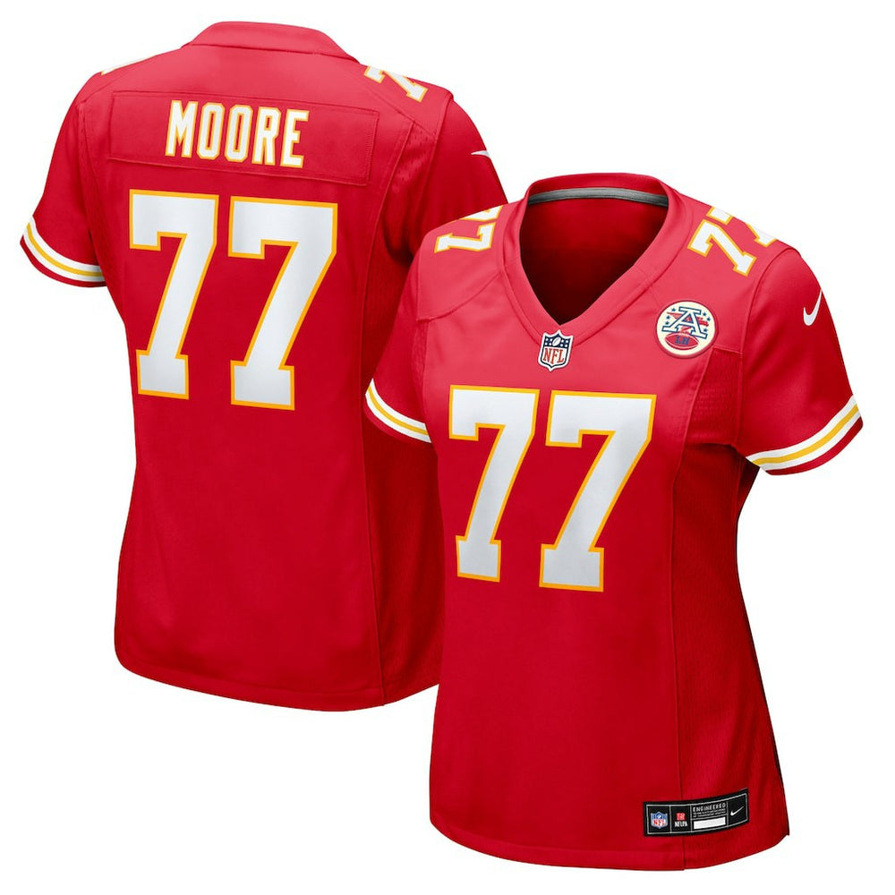 Jaylon Moore Kansas City Chiefs Women's Team Game Jersey - Red | Nike on sale